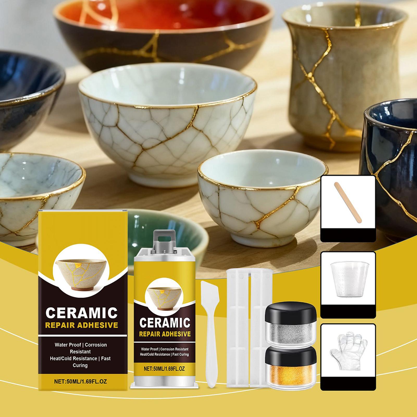 Woodworking Women - Gold Glue for Ceramics Glass Sculptures