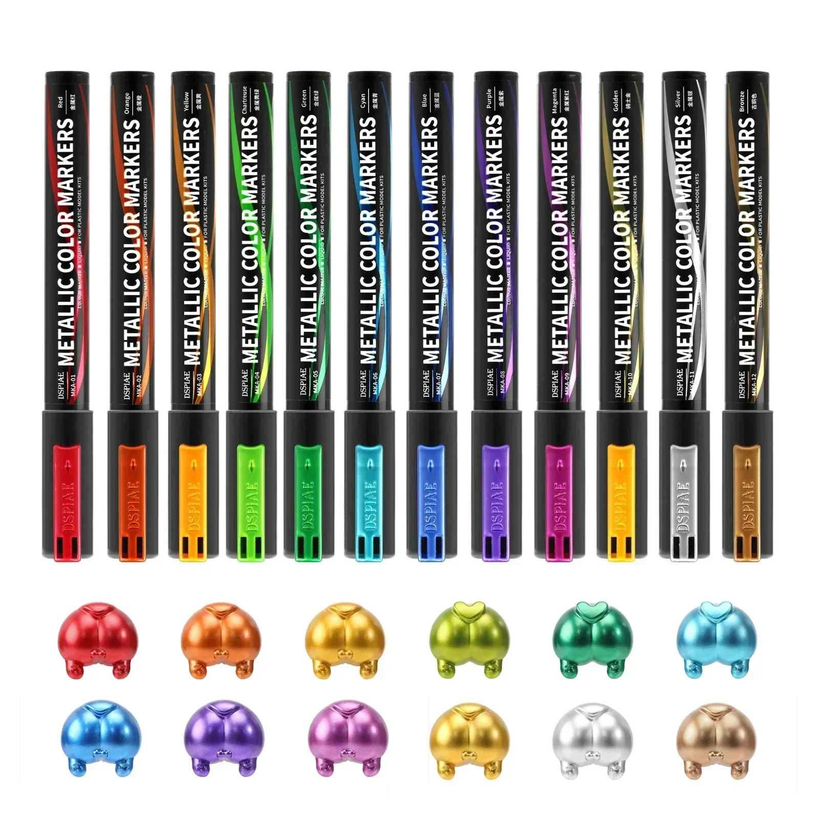 Woodworking Hobby Kits - DSPIAE 12pcs MKA Super Metallic Color