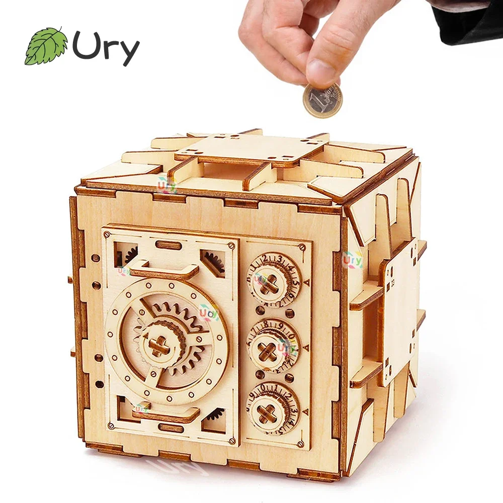 Woodworking Women - URY 3D Wooden Puzzle Password Treasure