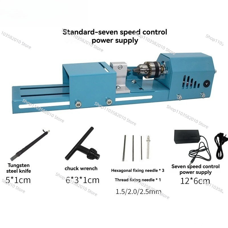 Woodworking Lathe - Small Lathe Machine - Multifunctional DIY