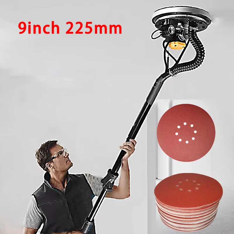 Woodworking Wallpaper - 9inch 6/8/10Hole 225mm Wall Sander Sandpaper