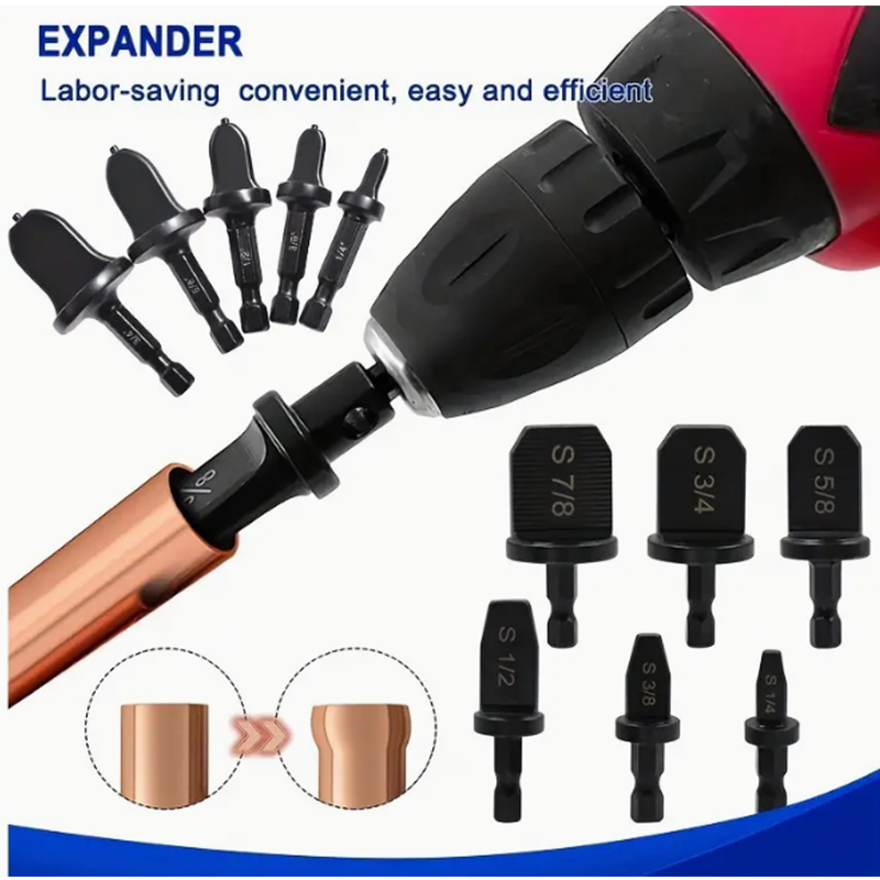 Woodworking Youtube - 6pc Copper Tube Hole Expander Electric