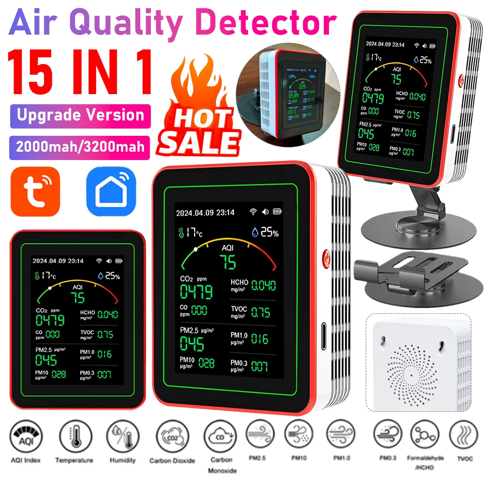 Woodworking Apps - Tuya WiFi 15-in-1 Indoor Air Quality