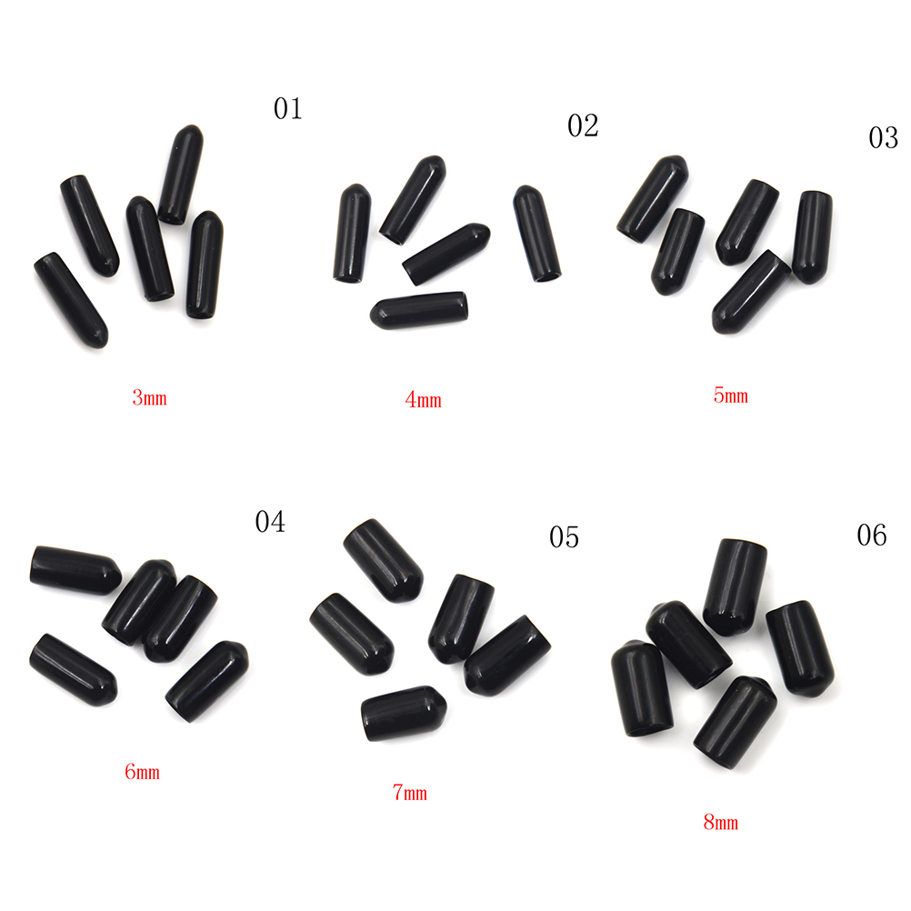 Woodworking Youtube - 20Pcs Black Eco-Friendly PVC End Cap