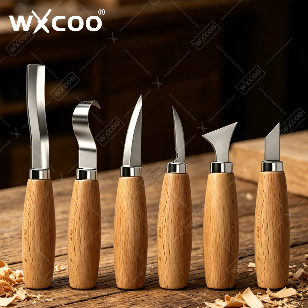 Woodworking Marking Knife - WXCOO Ergonomic Wood Carving Hook Chisel