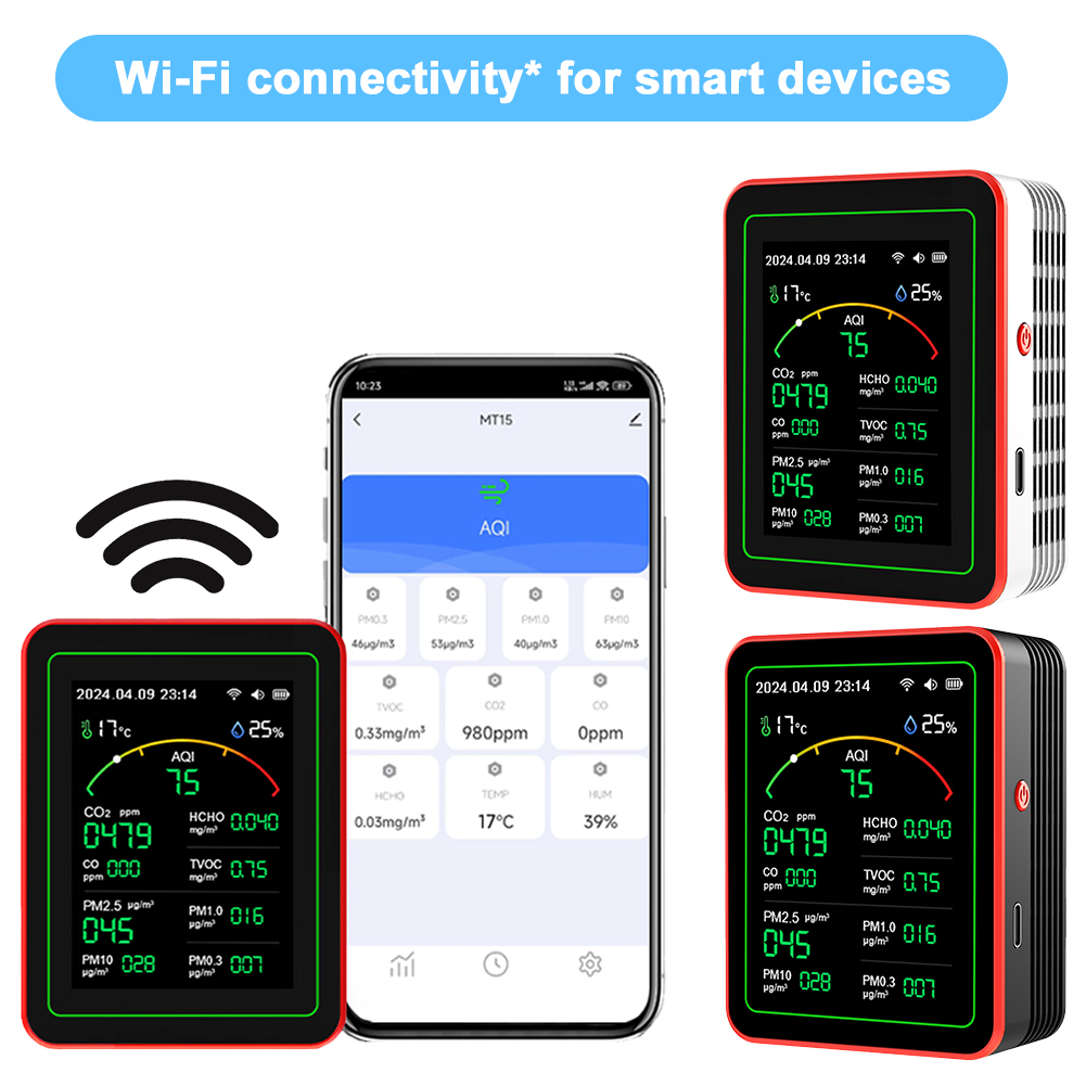 Woodworking Apps - WiFi 15 in 1 Air Quality