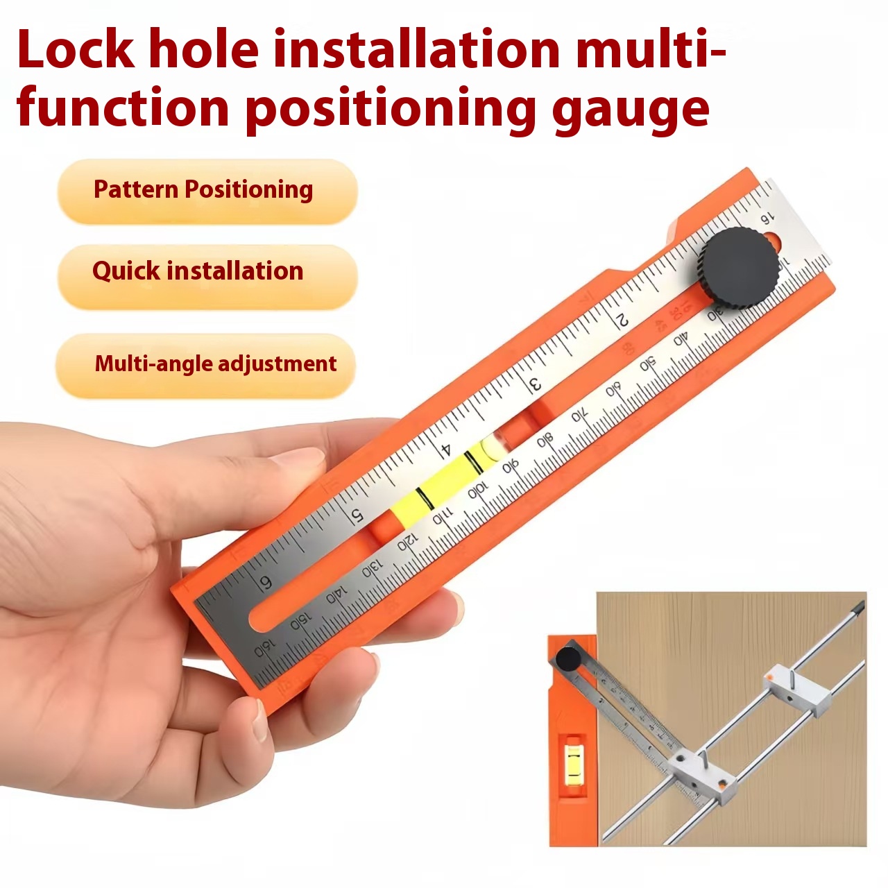 Multi-role Depth Measuring Rul - Woodworking Finishing 评论和价格