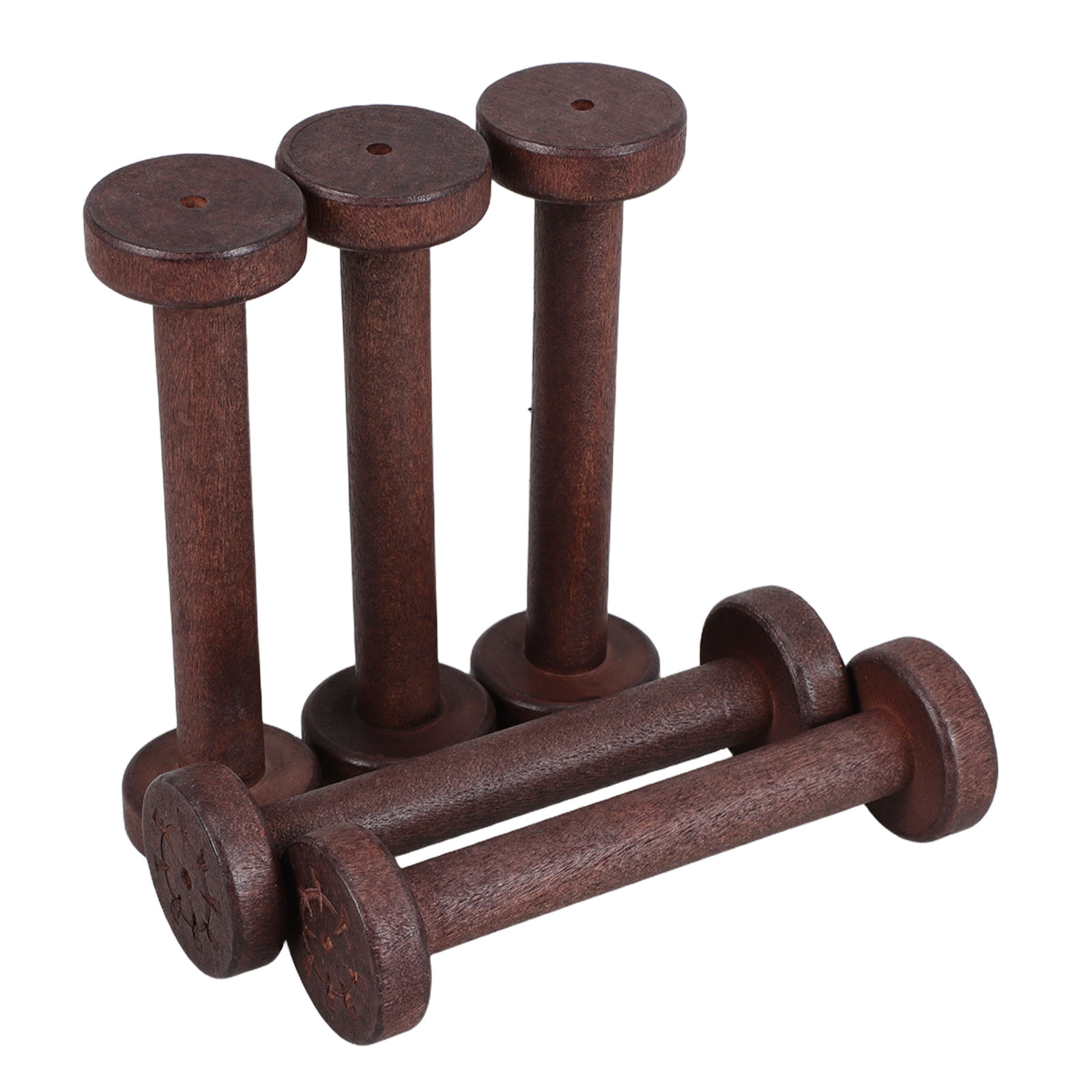 5Pcs Wooden Spools for Crafts  - Woodworking Hobbies 评论和价格