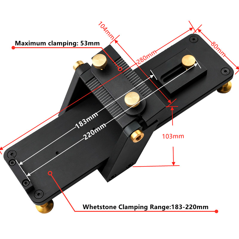Aluminum Fixed Angle Whetstone - Woodworking Marking Knife 评论和价格