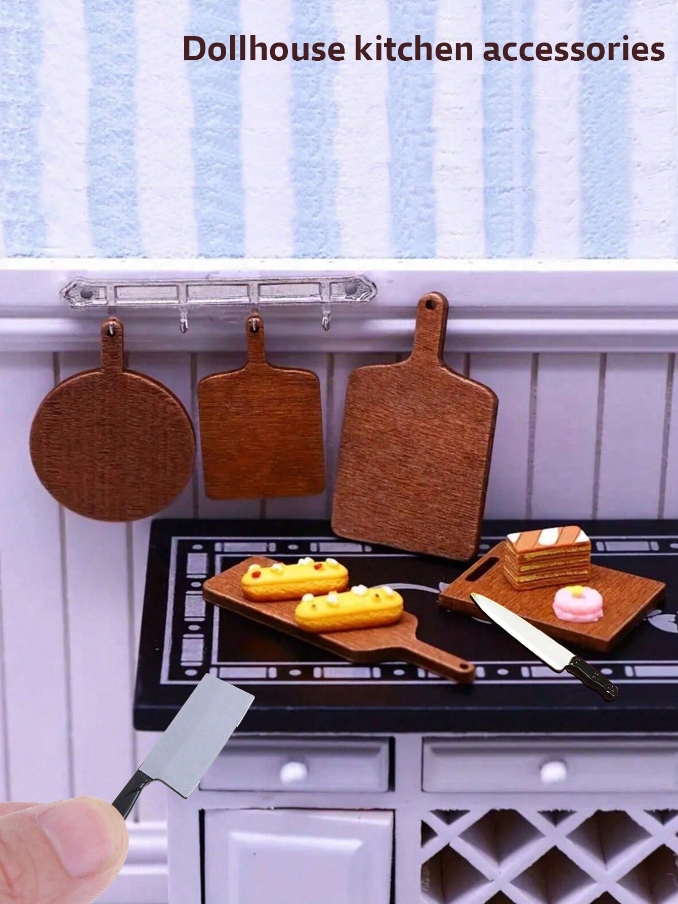 Dollhouse Mini Kitchen Set Cut - Woodworking Hobbies 评论和价格