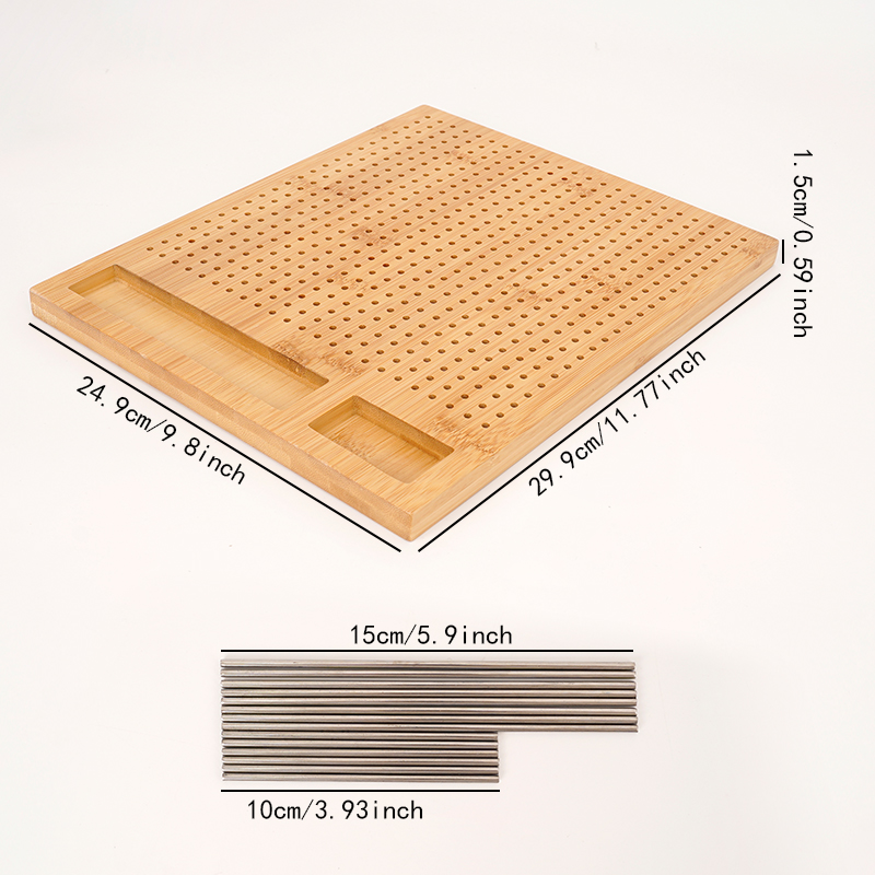 Crochet Blocking Board with St - Woodworking Hobbies 评论和价格