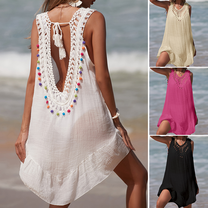 Women V-Neck Backless Hollow O - Woodworking Women 评论和价格