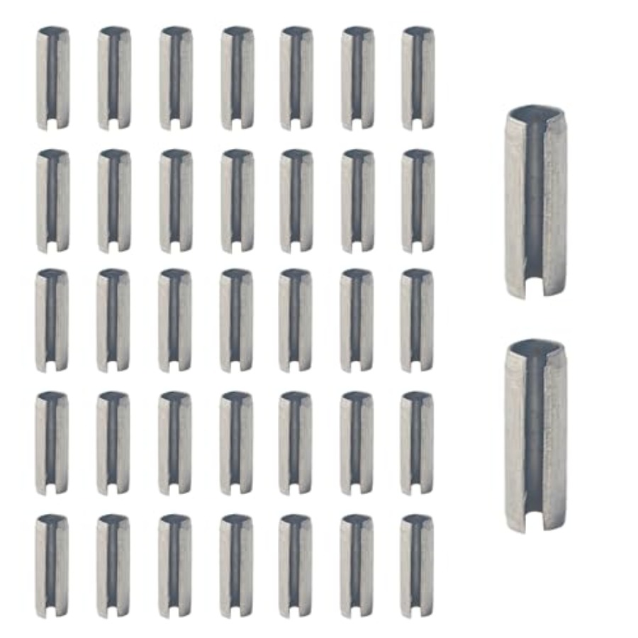 100Pcs Slotted Spring Pins, 30 - Woodworking Finishing 评论和价格