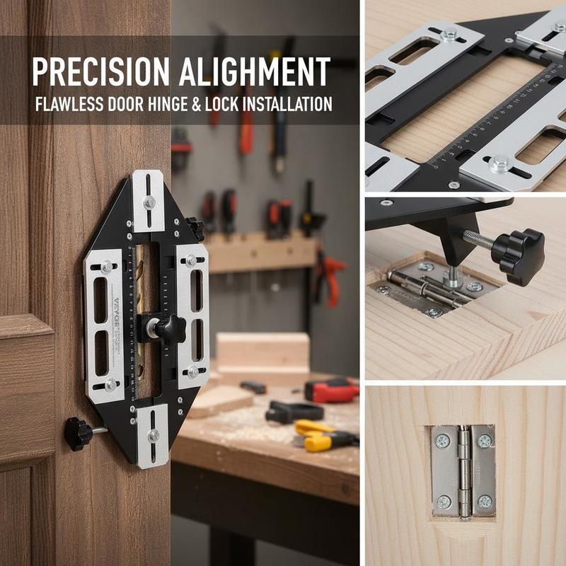 Aluminum Alloy Mortise Templat - Woodworking Tool 评论和价格