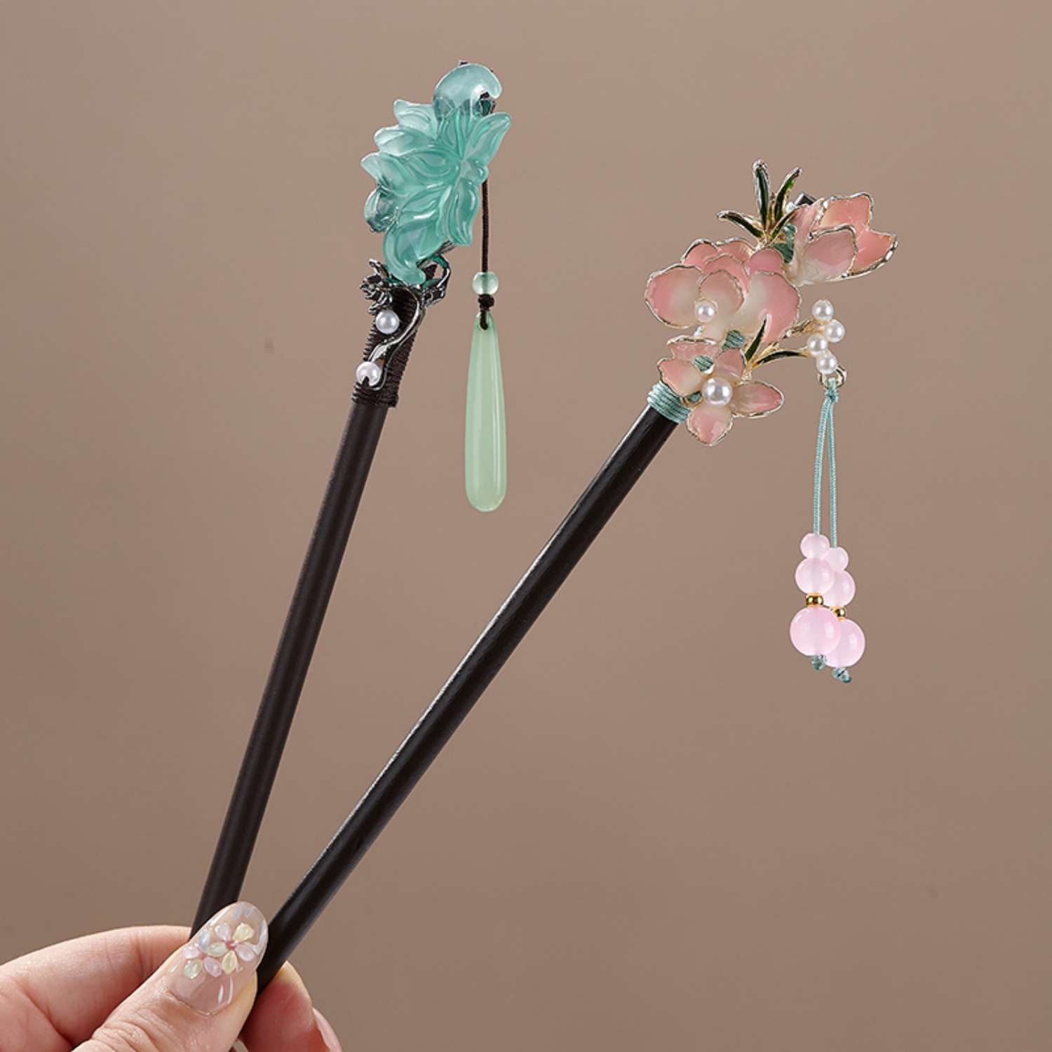 Vintage Flower Hairpin For Wom - Woodworking Women 评论和价格