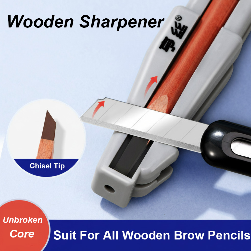 Wooden Eyebrow Pencil Sharpene - Woodworking Tool 评论和价格