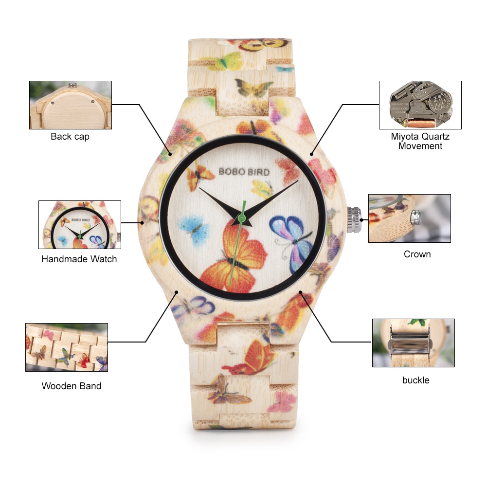 BOBO BIRD Wood Women Watches L - Woodworking Women 评论和价格