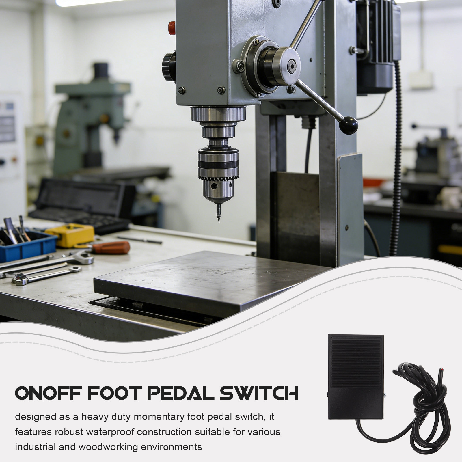 Momentary Foot Pedal Switch fo - Woodworking Tool 评论和价格