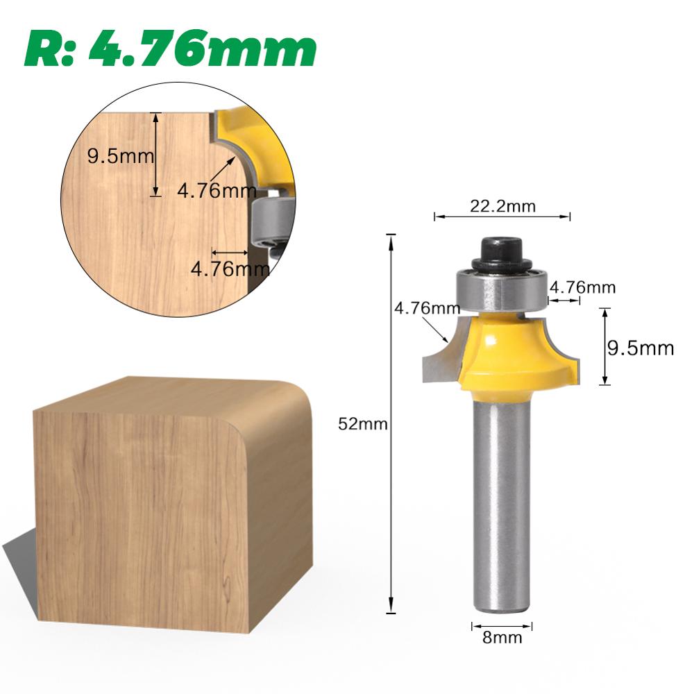 8mm shank Corner Round Over Ro - Woodworking Nc 评论和价格