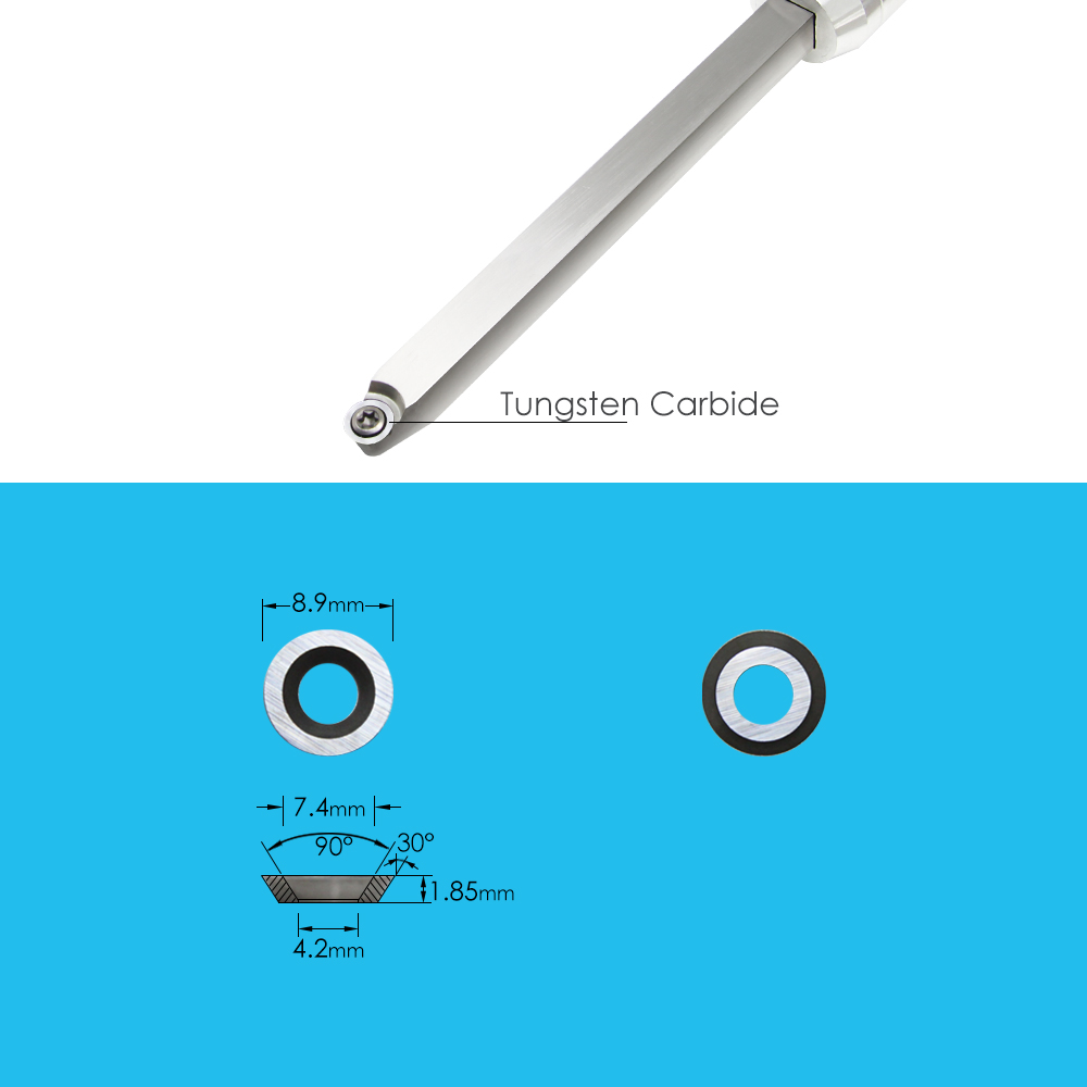 TASP 8.9mm Round Carbide Inser - Woodworking Lathe 评论和价格