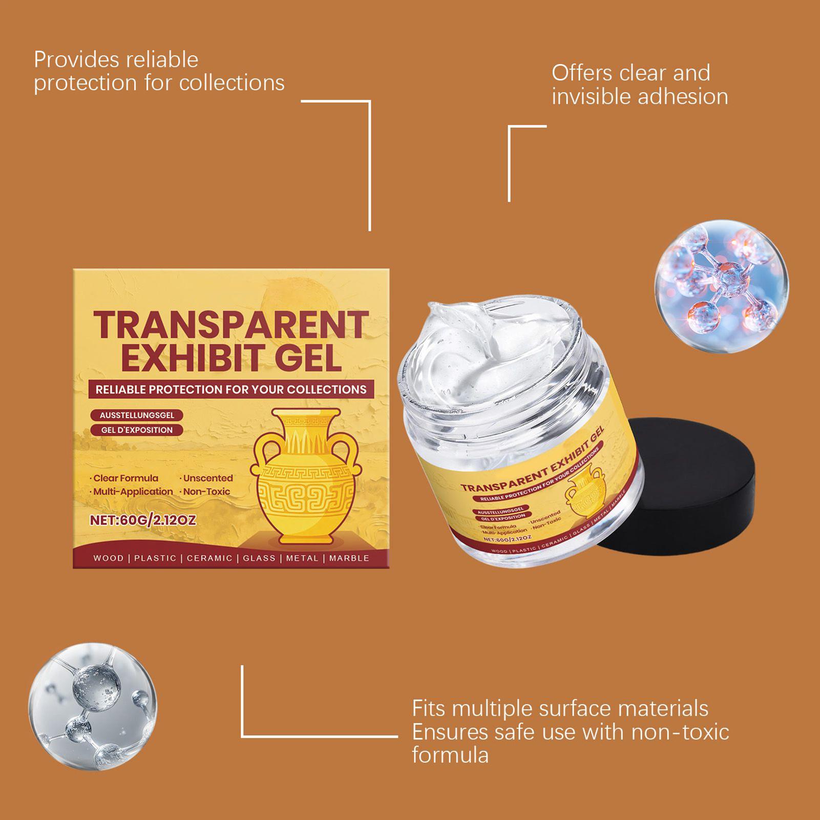 Clear Removable Exhibit Gel -  - Woodworking Women 评论和价格