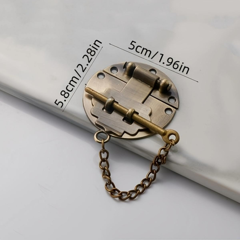 3Pcs Vintage-Style Alloy Lock  - Woodworking Finishing 评论和价格