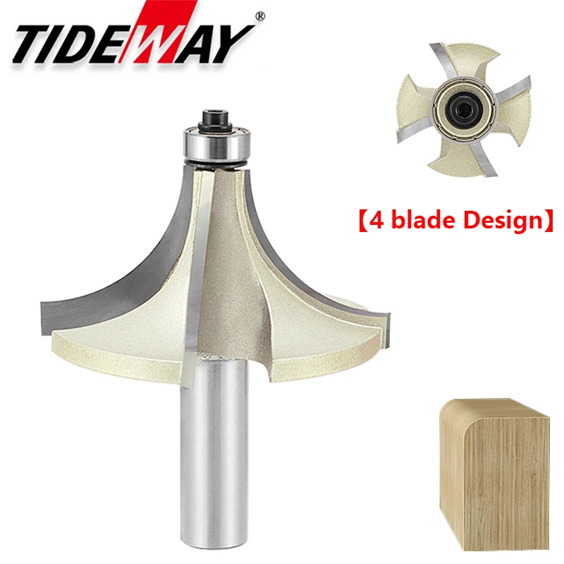 Tideway 4 Blades Round Corner  - Woodworking Nc 评论和价格