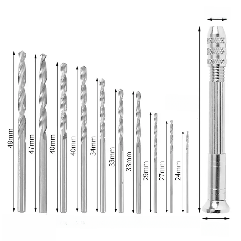 0.8-3.0mm Mini Hand Drill Wood - Woodworking Tool 评论和价格