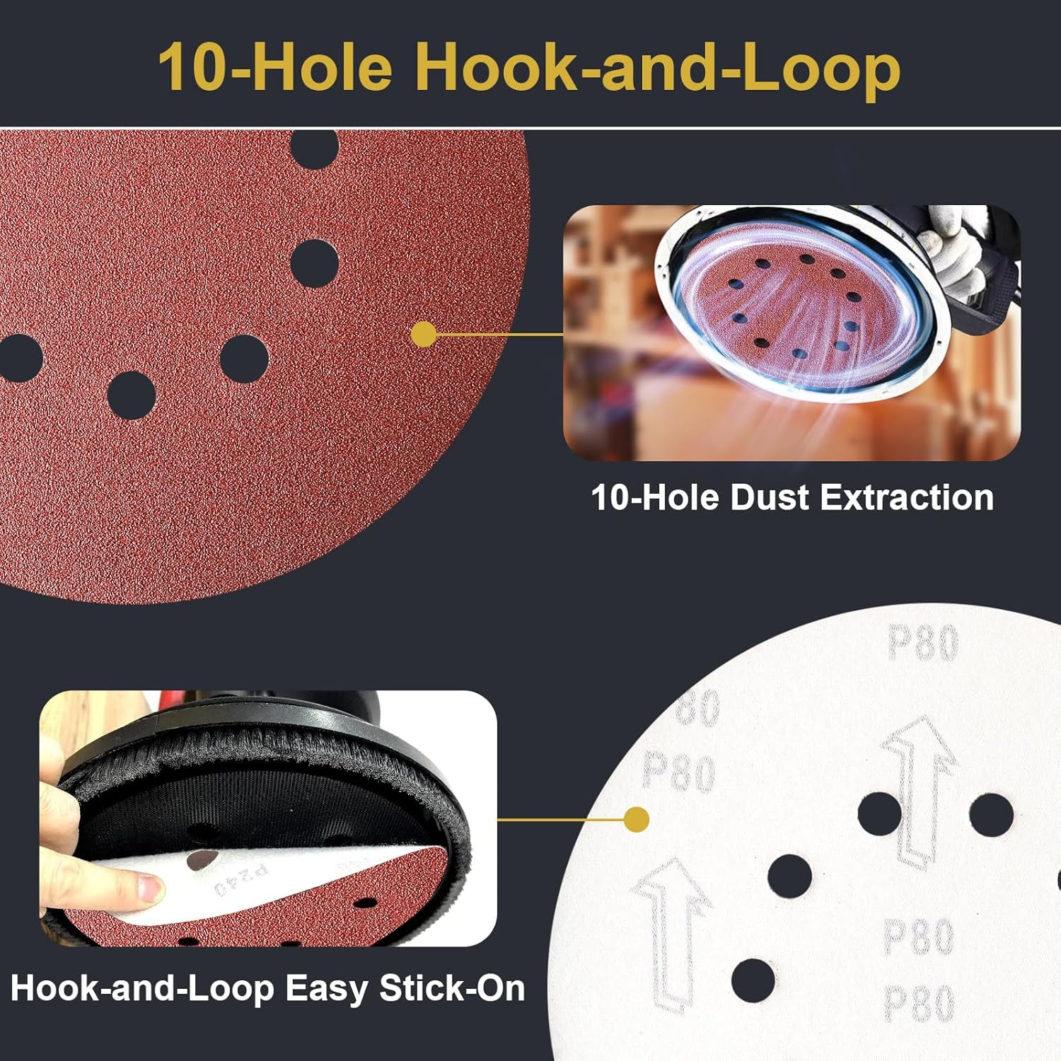 20 Pcs 9 Inch 225mm10 Hole Wal - Woodworking Wallpaper 评论和价格