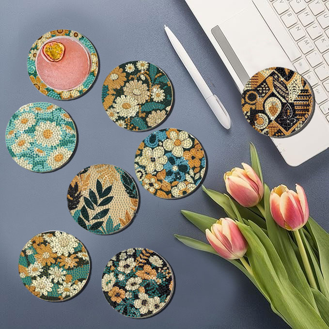 8 Pieces DIY Diamond Painting  - Woodworking Hobbies 评论和价格