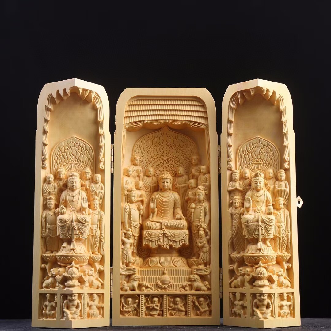 Chinese Nice Art Work Boxwood  - Zen Woodworking 评论和价格