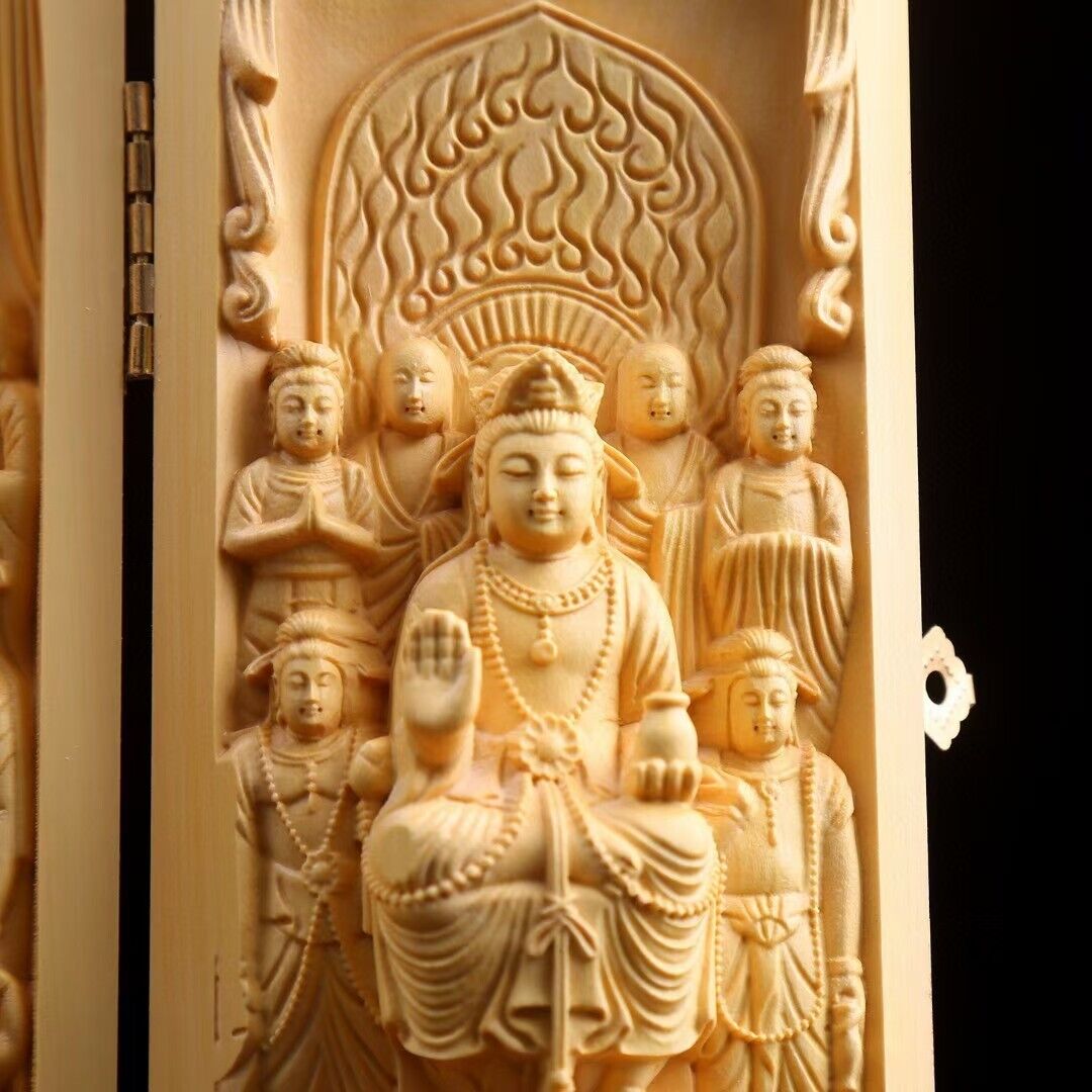 Chinese Nice Art Work Boxwood  - Zen Woodworking 评论和价格